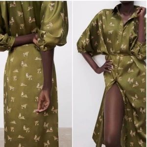 Zara dress tiger print